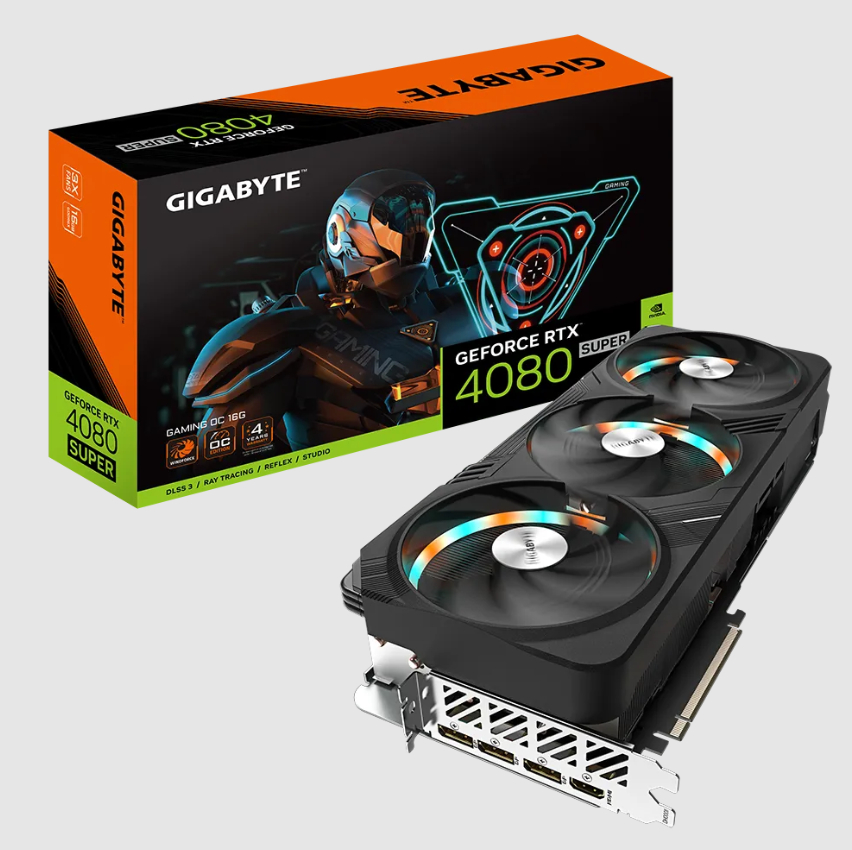  nVIDIA GeForce RTX4080 SUPER GAMING OC 16G<br>Core Clock: 2595MHz, 1x HDMI/ 3x DP, Max Resolution: 7680 x 4320, 1x 16-Pin Connector, Recommended: 850W  